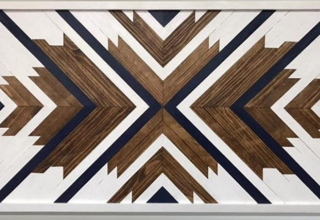 Geometric Wood Wall Art